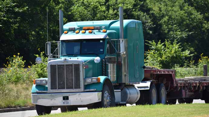 Flatbed truck