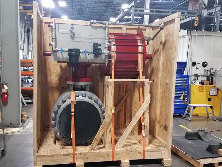 Custom large wooden crate