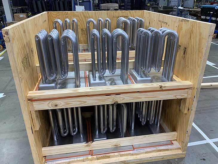 Equipment in custom crate