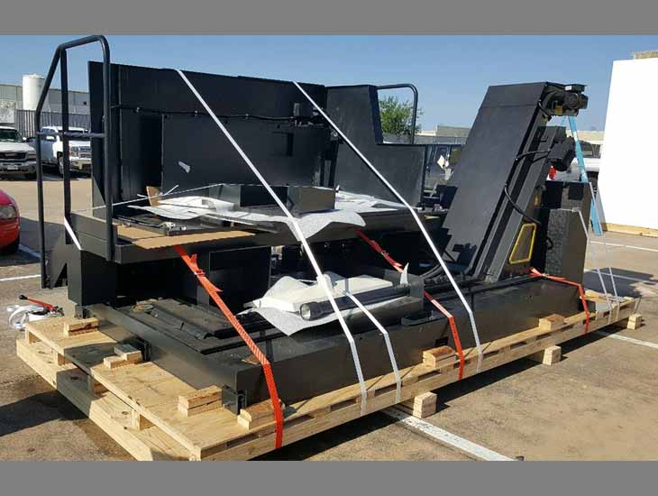 Large equipment on skid