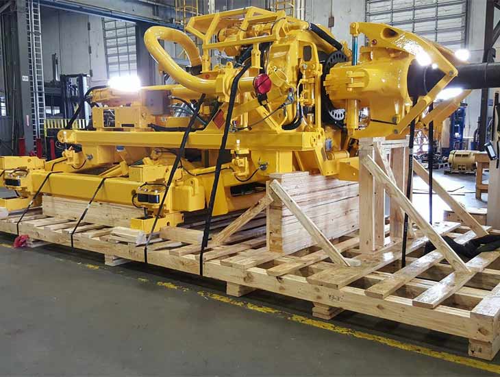 Large equipment on skid
