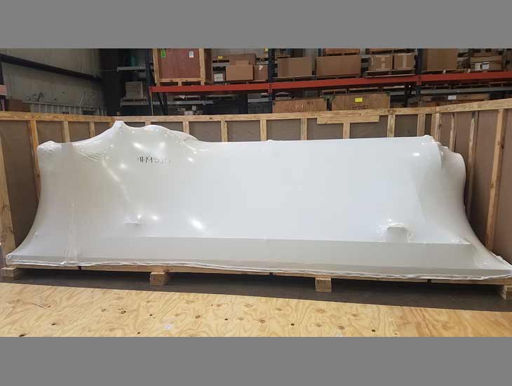 Vacumm packed equipment in crate