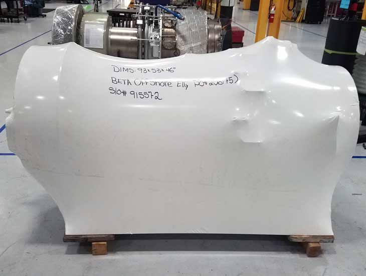 Vacumm packed equipment on skid